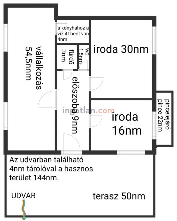 eladó téglalakás, Vác